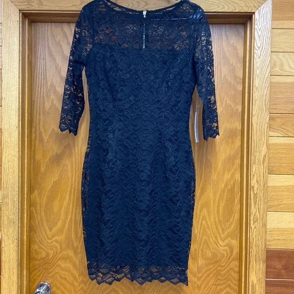 Jennifer Lopez | Dresses | Jennifer Lopez Black Lace Lined Dress New With  Tags | Poshmark